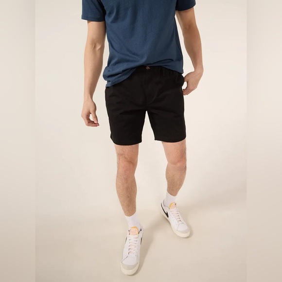 Chubbies Men’s The Dark N Stormies 7” short elastic waist black Sz M NWT - Picture 1 of 11